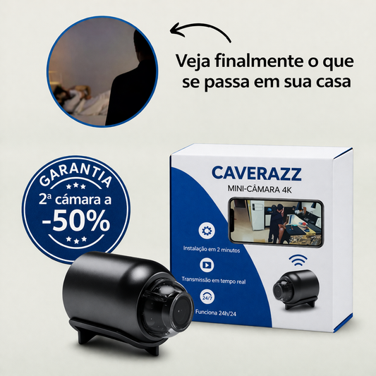 MicroVigi HD™ - Mini Câmara de Segurança Inteligente